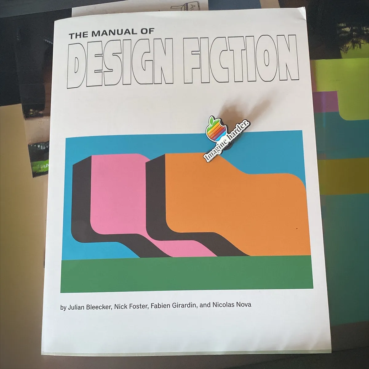 A photo from or of the book The Manual of Design Fiction (Hardcover) by Julian Bleecker